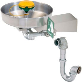 Haws® 7360BTWC Barrier-Free Wall Mounted AXION® MSR Eye/Face Wash Head TailpieceTrap 7360BTWC