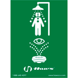 Haws SP178 Emergency Shower/Eyewash Sign 8