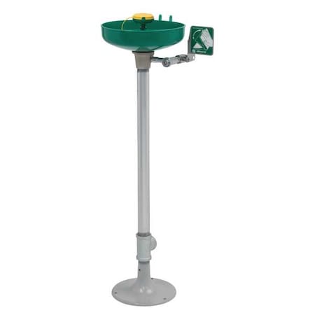 Plumbed Eyewash, Floor Mount, Plumbed, 38 in H., 15 in W MPN:7261-7271