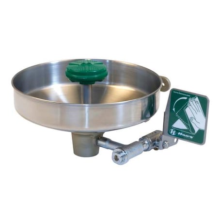 Plumbed Eyewash, Wall Mount, Plumbed, 14 1/12 in H., 14 3/4 in W MPN:7360BT-7460BT