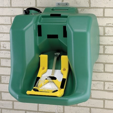 Eyewash Station, Gravity-Fed, 16 gal Tank Capacity, Wall Mount, Portable, 23 in H., 22 in W MPN:7500