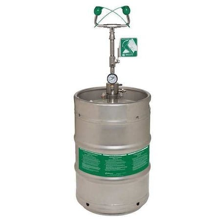 Portable Eyewash, Pressurized, 15 gal Tank Capacity, Portable, 40 in H., 20 in W MPN:7603