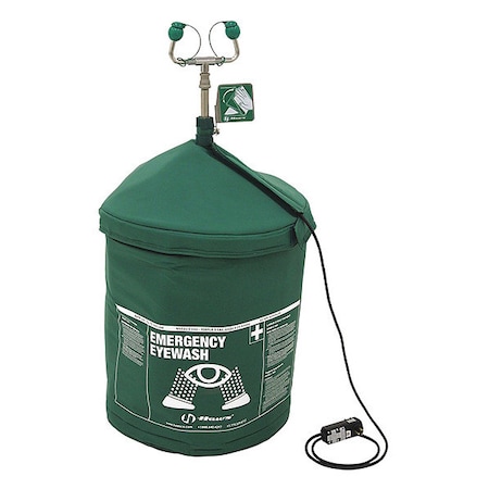 Pressurized Portable Eyewash, Pressurized, 15 gal Tank Capacity, Portable, 40 in H., 20 in W MPN:7603T