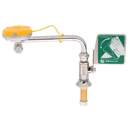 Eyewash, Deck Mount, 15 W, 11-1/2 D MPN:7612