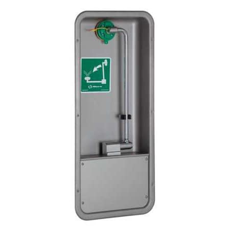 Plumbed Eyewash, Wall Mount, Plumbed, 32 in H., 14 in W MPN:7655WCC