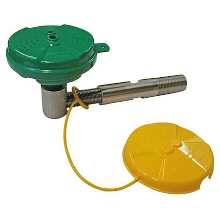 Eyewash Spray Head, Plastic, Stainless Steel, Green, For Use With, Most Bradley Halo Models MPN:AX15