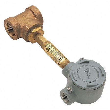 Flow Switch, Brass, Brass, For Use With, Alarm, Eyewash, Shower MPN:SP154DPDT