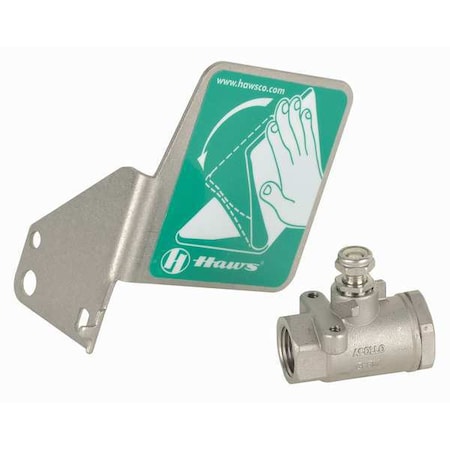 Ball Valve, Stainless Steel, Silver, For Use With, Eyewash MPN:SP232