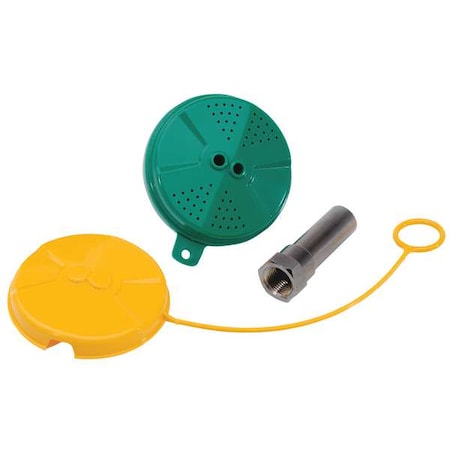 Eyewash Spray Head, Plastic, Yellow, For Use With, Eye/Face Wash Station MPN:SP65