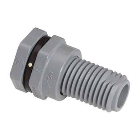 Bulkhead Tank Flange, CPVC, 1 in, 1 in MPN:BFA2010TFL