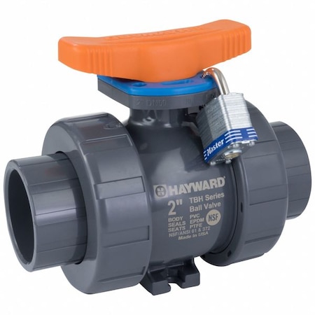 Manual 2-Way Ball Valve, True-Union, PVC MPN:TBH1037A0TE0000