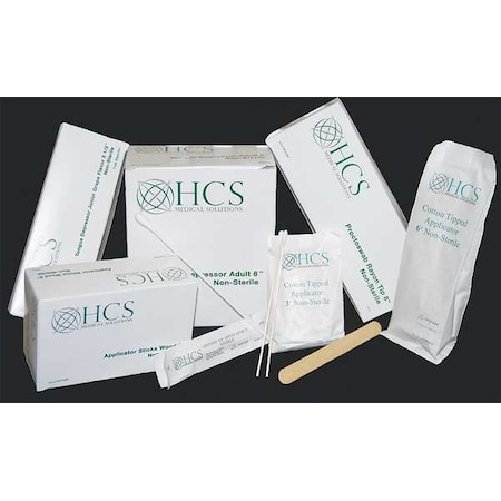 Swab Sticks, Plastic, 16, PK500 MPN:HCS1008A