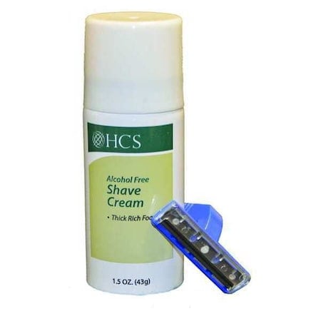 Shaving Cream, Alcohol Free, 1.5 oz., PK144 MPN:HCS0070