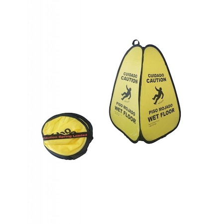 Nylon Wet Floor cone 4 sided Bi 20
