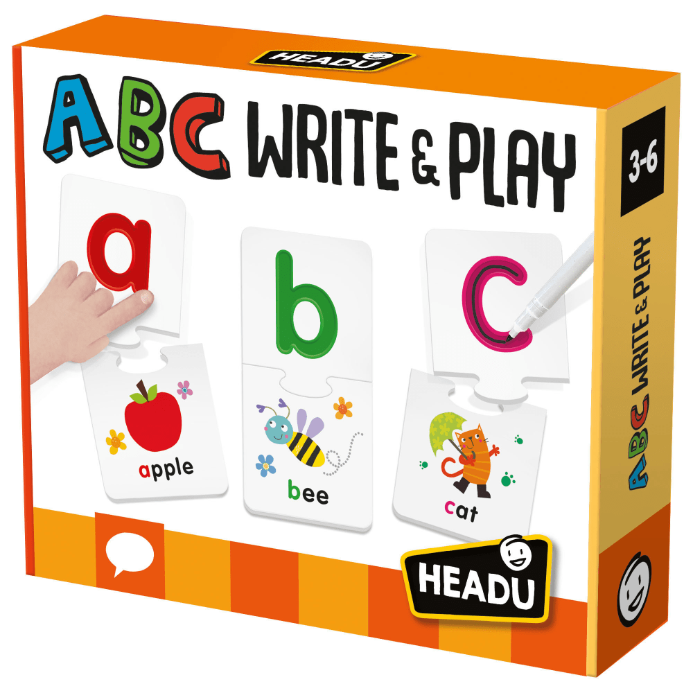 Headu ABC Write & Play Puzzles, Pre-K - 1 MPN:HDUEN54372