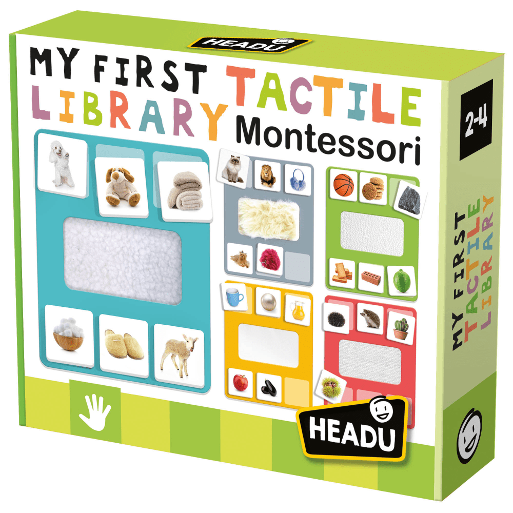 Headu Montessori My First Tactile Library Bingo, Pre-K MPN:HDUMU54341