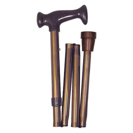 Folding Cane, Derby-Top, 15 in., Bronze MPN:502-1316-5400HS