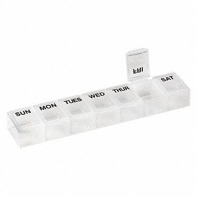 Pill Holder Clear Plastic MPN:640-8218-9606