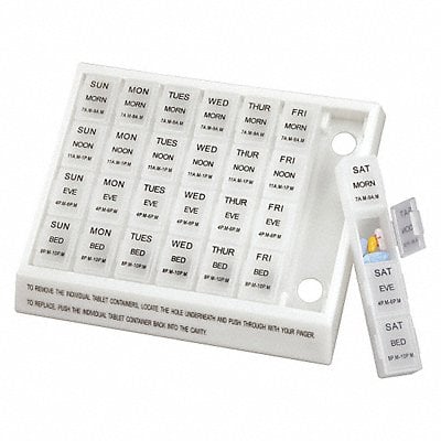 Pill Organizer Clear Plastic MPN:640-8223-0000