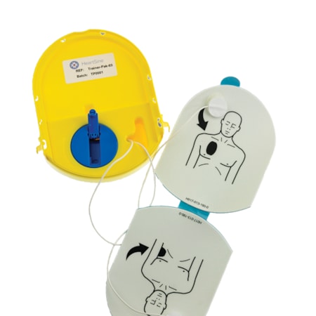 AED Trainer Electrode Cart. MPN:TRN-PAK-04