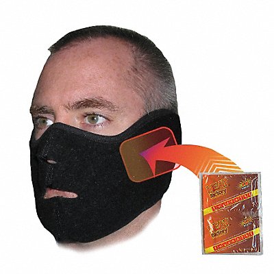 Heated Face Mask Black Universal MPN:1781