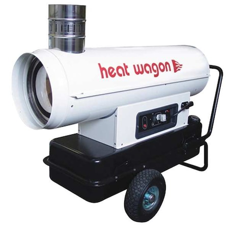 Portable Oil and Kerosene Torpedo Heater, 91, 900 BtuH, #1 Diesel, #2 Diesel, Jet A, JP-8, Kerosene MPN:HVF110