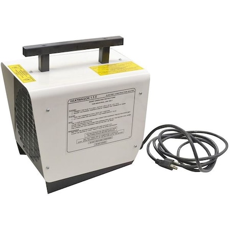 Electric Forced Air Heater, 5100 BtuH, 13