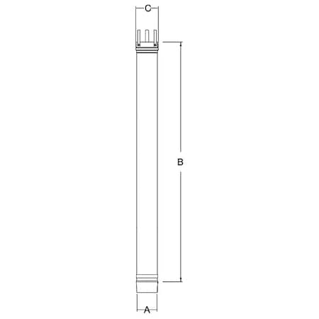 Gas Vent Pipe MPN:9407-316