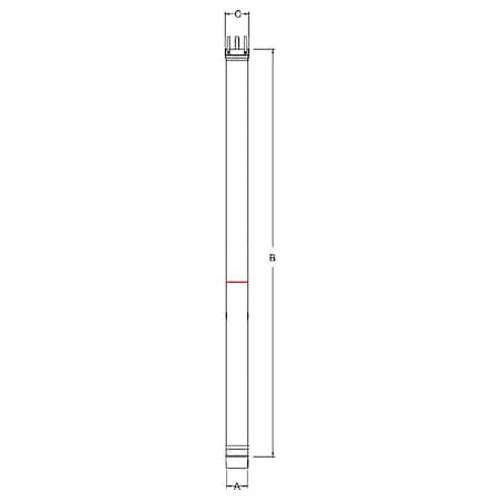 Gas Vent Pipe MPN:9460-316