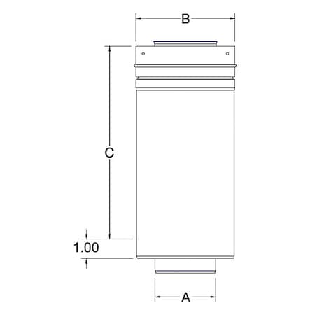 Gas Vent Pipe MPN:SC03L24-316