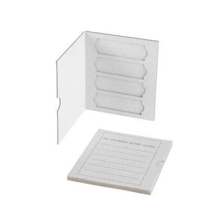 Cardboard Slide Holders, 4-Place, PK20 MPN:120557