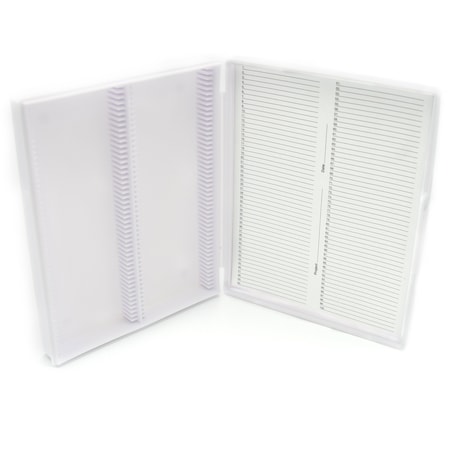 Standard Microscope Slide Box, 100-Place MPN:HS15991C