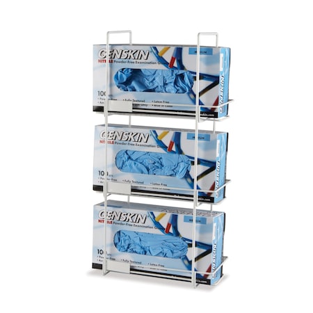 Glove Box Holder HDPE Coated Wire, 3-Box MPN:HS23458