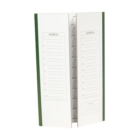Cardboard Slide Tray, 20-Place, Green, PK72 MPN:HS9914
