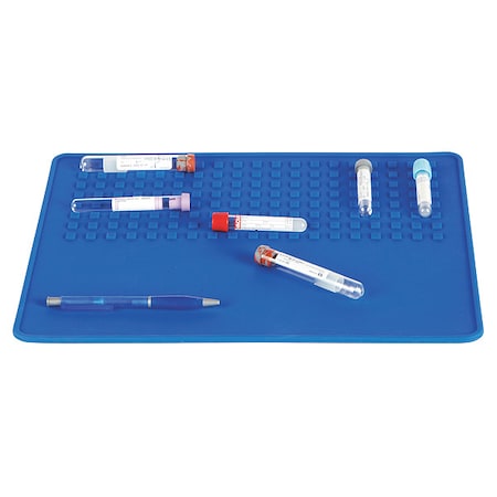 Ribbed Matting, Silicone, Blue MPN:120747