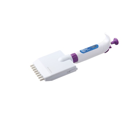 Micro Pipette, 8 Chnnl, Wht/Prpl, 30-300ul MPN:120216