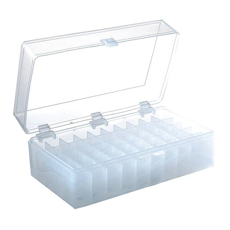 Hinged Tube Storage Box, Ntrl, 50-Well, PK5 MPN:120032