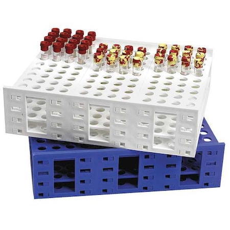 Test Tube Rack, Polypropylene, White MPN:120113