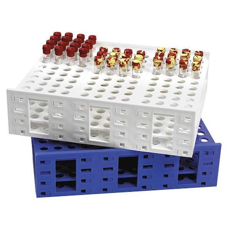 Test Tube Rack, Polypropylene, White MPN:120114
