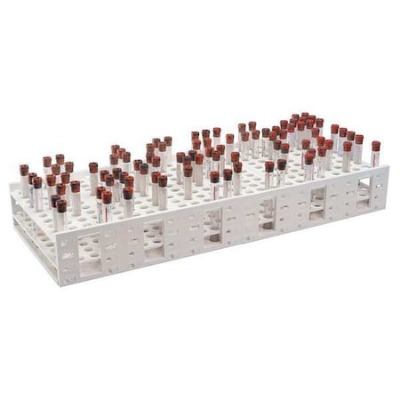 Test Tube Rack, Polypropylene, White MPN:120115