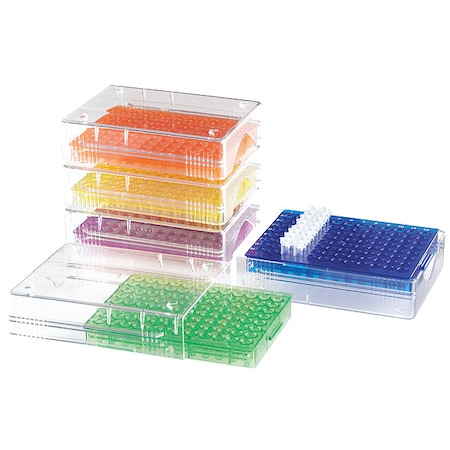 Low Temp PCR Rack, 96 Well, Assorted, PK5 MPN:120538