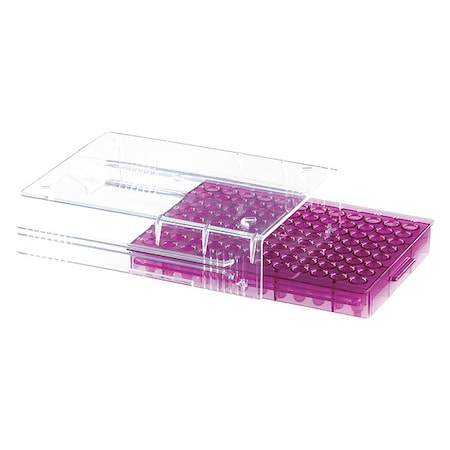 Low Temp PCR Rack, 96 Well, Purple, PK5 MPN:120541