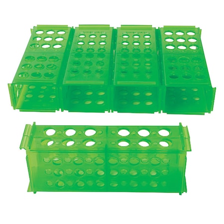 Clinical 4-Way Rack, Green, pk5, PK 5 MPN:120686