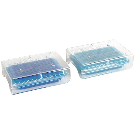 PCR Cooler, 96 Well, Lt Blue/Dk Bl, PK2 MPN:120728