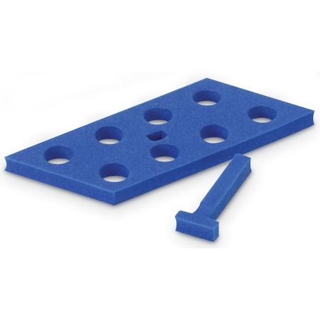 Floating Tube Rack, 15mL Tubes, Blue, PK5 MPN:HS2165B