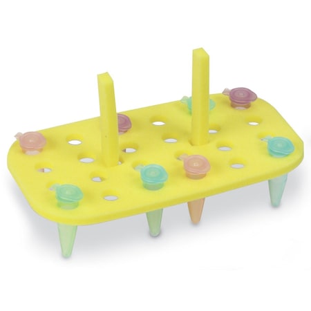 Flting Tube Rack, 1.5-2.0mL Tube, Yllw, PK5 MPN:HS2165C