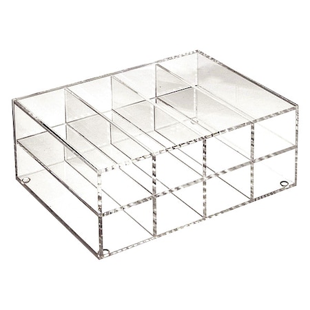 Storage Rack, 8 Compartments, 4-13/16