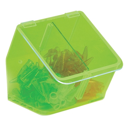 Bin, 2 Slots, 2 Compartments, 6-1/2