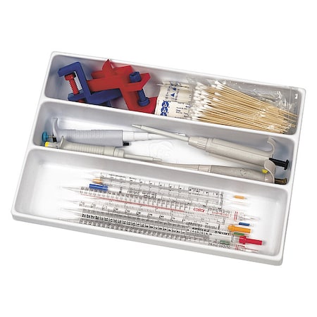 Drawer Organizer, 3 Slots, 2-1/2