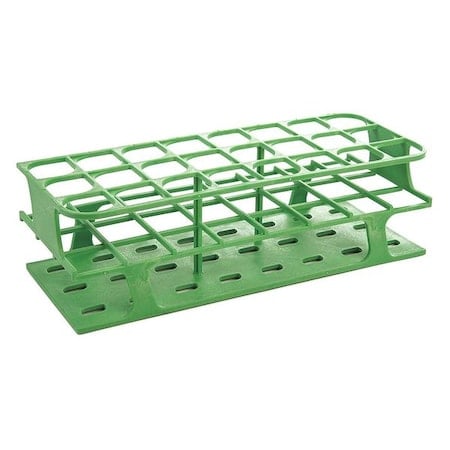ONERACK Test Tube Rack, Slots 24x30mm, Green, PK8 MPN:HS27515C